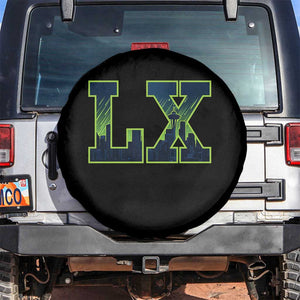 Seattle LX Game Day Washington Space Needle Skyline Spare Tire Cover TS11 No hole Black Print Your Wear