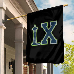 Seattle LX Game Day Washington Space Needle Sport Fan Garden Flag TS11 Print Your Wear