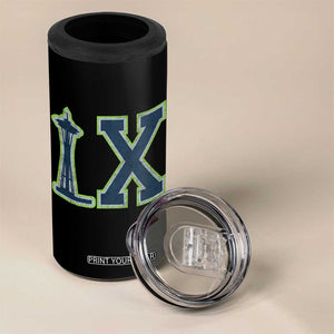 Seattle LX Game Day Washington Space Needle Sport Fan 4 in 1 Can Cooler Tumbler TS11 Print Your Wear