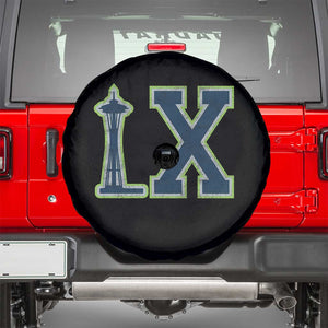 Seattle LX Game Day Washington Space Needle Sport Fan Spare Tire Cover TS11 Black Print Your Wear