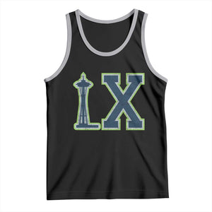 Seattle LX Game Day Washington Space Needle Sport Fan Tank Top TS11 Black Athletic Heather Print Your Wear