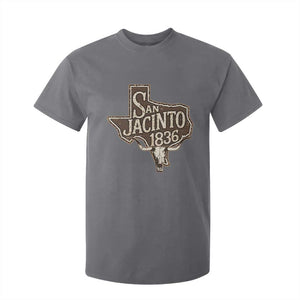 Battle of San Jacinto 1836 Texas History Independence Day T Shirt For Kid TS11 Charcoal Print Your Wear