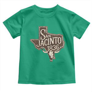 Battle of San Jacinto 1836 Texas History Independence Day Toddler T Shirt TS11 Irish Green Print Your Wear