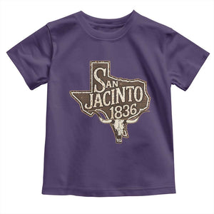 Battle of San Jacinto 1836 Texas History Independence Day Toddler T Shirt TS11 Purple Print Your Wear