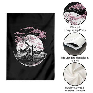 Washington DC Cherry Blossoms Monuments Memorials Japanese Style Garden Flag TS11 Print Your Wear
