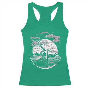 Washington DC Cherry Blossoms Monuments Memorials Japanese Style Racerback Tank Top TS11 Irish Green Print Your Wear