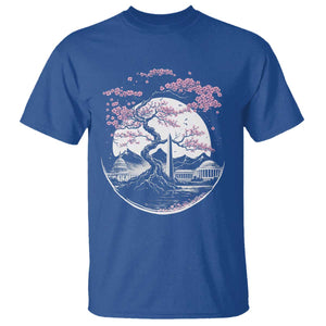 Washington DC Cherry Blossoms Monuments Memorials Japanese Style T Shirt TS11 Royal Blue Print Your Wear