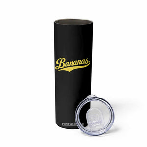 Bananas Retro Throwback Baseball Sport Lover Skinny Tumbler TS11 Print Your Wear