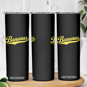Bananas Retro Throwback Baseball Sport Lover Skinny Tumbler TS11 Print Your Wear