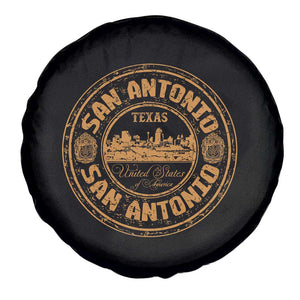 San Antonio Texas TX Vintage Souvenir Texan Pride Spare Tire Cover TS11 Print Your Wear