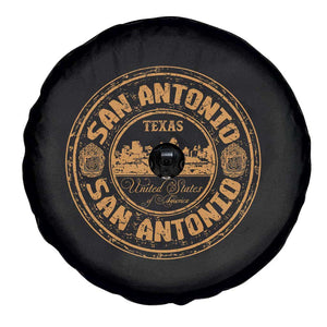 San Antonio Texas TX Vintage Souvenir Texan Pride Spare Tire Cover TS11 Print Your Wear