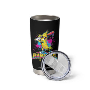 Funny Bananas Baseball Drip Ice Cream Sports Splatter Tumbler Cup TS11 Print Your Wear