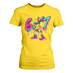 Funny 67 Banana Baseball Drip Ice Cream Six Seven Meme T Shirt For Women TS11 Daisy Print Your Wear