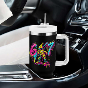 Funny 67 Banana Baseball Drip Ice Cream Six Seven Meme Tumbler With Handle TS11 Print Your Wear