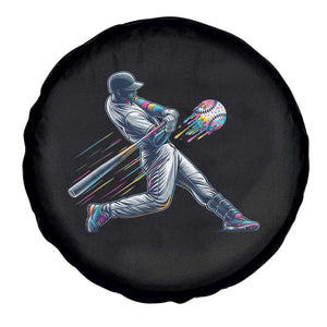 Ice Cream Baseball Player Dripping Game Day Spare Tire Cover TS11 Print Your Wear