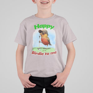 Funny Golf Birthday T Shirt For Kid Happy Birdie To Me Golf Player TS11 Ice Gray Print Your Wear