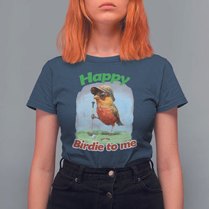 Funny Golf Birthday T Shirt For Women Happy Birdie To Me Golf Player TS11 Navy Print Your Wear