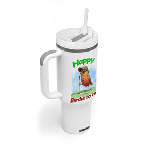 Funny Golf Birthday Tumbler With Handle Happy Birdie To Me Golf Player TS11 Print Your Wear