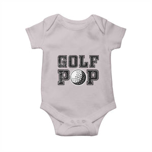 Golf Dad Baby Onesie Golf Pop Master Father's Day TS11 Ice Gray Print Your Wear