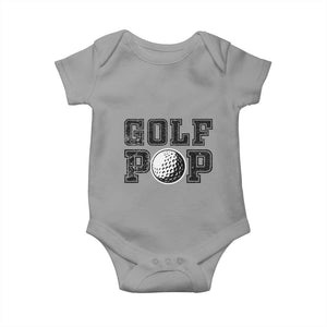 Golf Dad Baby Onesie Golf Pop Master Father's Day TS11 Sport Gray Print Your Wear