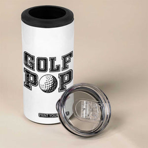 Golf Dad 4 in 1 Can Cooler Tumbler Golf Pop Master Father's Day TS11 Print Your Wear