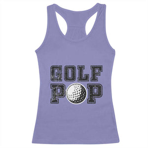 Golf Dad Racerback Tank Top Golf Pop Master Father's Day TS11 Violet Print Your Wear