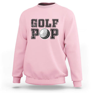 Golf Dad Sweatshirt Golf Pop Master Father's Day TS11 Light Pink Print Your Wear