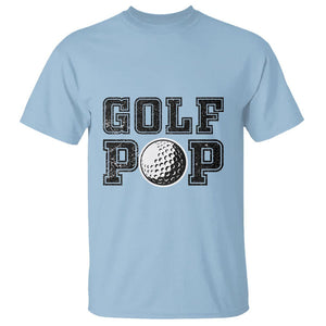 Golf Dad T Shirt Golf Pop Master Father's Day TS11 Light Blue Print Your Wear