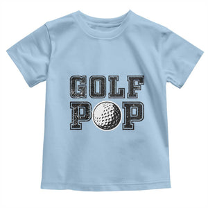 Golf Dad Toddler T Shirt Golf Pop Master Father's Day TS11 Light Blue Print Your Wear