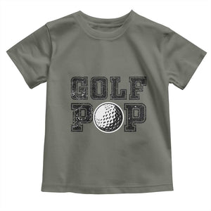 Golf Dad Toddler T Shirt Golf Pop Master Father's Day TS11 Military Green Print Your Wear