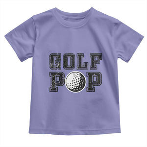 Golf Dad Toddler T Shirt Golf Pop Master Father's Day TS11 Violet Print Your Wear