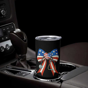 Funny 4th Of July Nurse American Flag Coquette Bow Tumbler Cup TS11 Print Your Wear