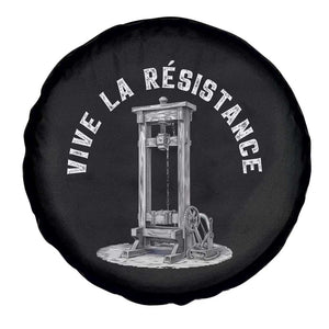 Funny Vive La Resistance Spare Tire Cover Femme Feminist Vintage Guillotine TS11 Print Your Wear