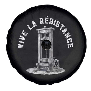Funny Vive La Resistance Spare Tire Cover Femme Feminist Vintage Guillotine TS11 Print Your Wear