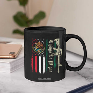 Funny Chinga La Migra Coffee Mug Gun Vintage Mexican Flag TS11 Print Your Wear