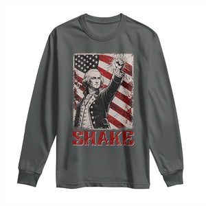 Shake And Bake George Washington 4th of July Couple Matching Long Sleeve Shirt