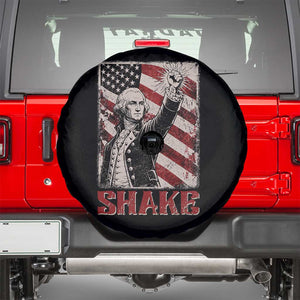 Shake And Bake George Washington 4th of July Couple Matching Spare Tire Cover