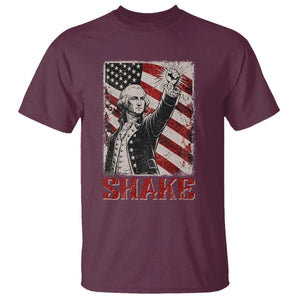 Shake And Bake George Washington 4th of July Couple Matching T Shirt