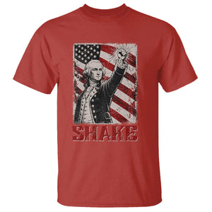 Shake And Bake George Washington 4th of July Couple Matching T Shirt