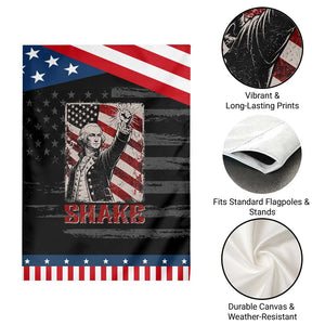 Shake And Bake George Washington 4th of July Couple Matching Patriotic Garden Flag