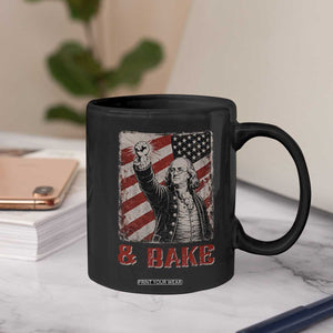 Shake And Bake Benjamin Franklin 4th of July Couple Matching Coffee Mug