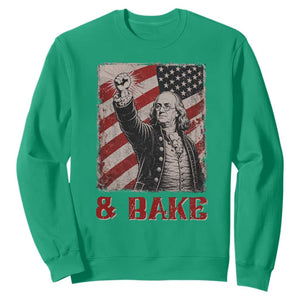 Shake And Bake Benjamin Franklin 4th of July Couple Matching Sweatshirt