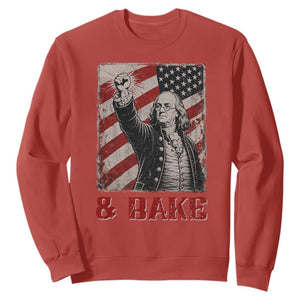 Shake And Bake Benjamin Franklin 4th of July Couple Matching Sweatshirt