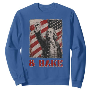 Shake And Bake Benjamin Franklin 4th of July Couple Matching Sweatshirt