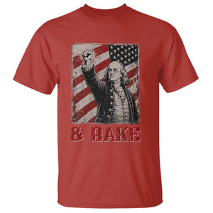 Shake And Bake Benjamin Franklin 4th of July Couple Matching T Shirt