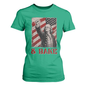 Shake And Bake Benjamin Franklin 4th of July Couple Matching T Shirt For Women