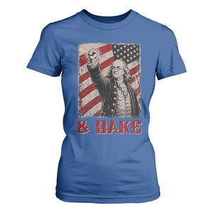 Shake And Bake Benjamin Franklin 4th of July Couple Matching T Shirt For Women