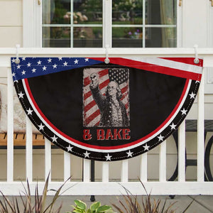 Shake And Bake Benjamin Franklin 4th of July Couple Matching Patriotic Fan Flag
