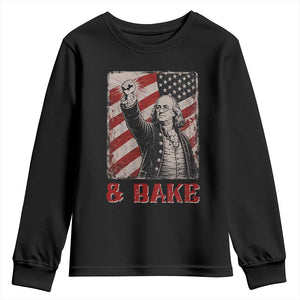 Shake And Bake Benjamin Franklin 4th of July Couple Matching Youth Sweatshirt
