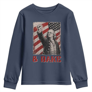 Shake And Bake Benjamin Franklin 4th of July Couple Matching Youth Sweatshirt